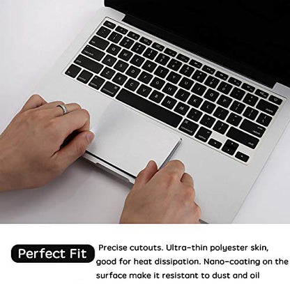 Palm Rest Full Cover with Trackpad Protector Sticker Skin for MacBook Pro 16 Inch (A2141),Ultra Thin Scratch Resistant (Gray)