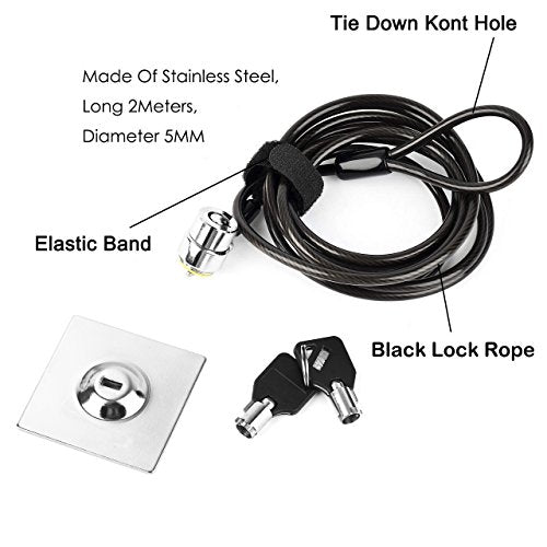 Laptop Cable Lock Hardware Security Cable Lock Anti Theft and Laptop Lock for N17 Dell Laptop
