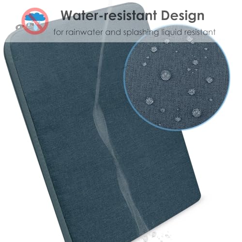 ProElife Sleeve Case for MacBook Neo & Air 13.6 Inch M5 M4, Water-Resistant | Navy, Precision Fit, Soft Inner Lining Padded, Anti-Scratch, Double Zippers, Travel Carry Laptop Bag for Home Office - color: Navy Blue