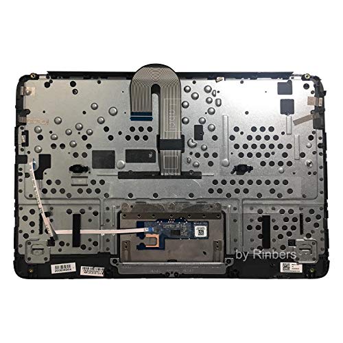 Laptop Palmrest Upper Case with US Keyboard Touchpad Assembly Replacement for HP Chromebook 11 G8 EE G8 EE Touch TPN-Q232 L90338-001 L90339-001 Top Cover Gray - color: Upper Case Assembly L90339-001