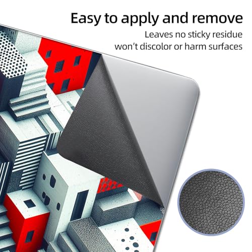 Universal Laptop Skin Sticker Decal, 12"-15.6" Aesthetic Vinyl Wrap, Geometric 3D Cubes Abstract Waterproof Notebook Cover Art Protector for MacBook HP Dell Lenovo, Fits 13" 14" 15" 15.6" - color: Geometric 3D Cubes Abstract