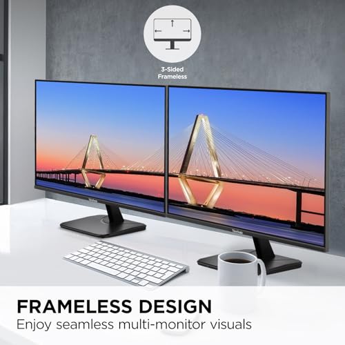 ViewSonic VA2456A-MHD 24 Inch 1080p Monitor, IPS Display with 120Hz for Enhanced Home and Office Productivity, Eye Care Technology, HDMI, DisplayPort, and VGA Inputs - size: 24 Inches, style: 1920 x 1080