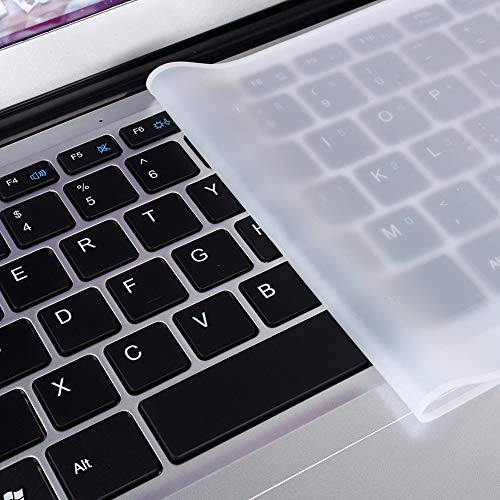 Keyboard Cover, Ultra Thin Clear Silicone Keyboard Cover Universal Laptop Keyboard Skin Protector for 12 13 14 Laptop