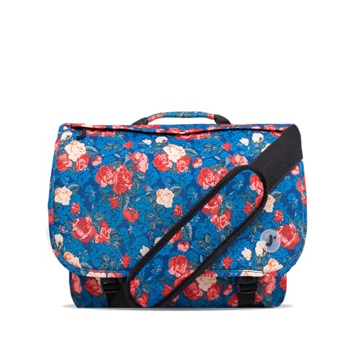 J World New York Thomas Laptop Messenger Bag for Women & Men. Kids Computer Bookbag - color: Vintage Rose