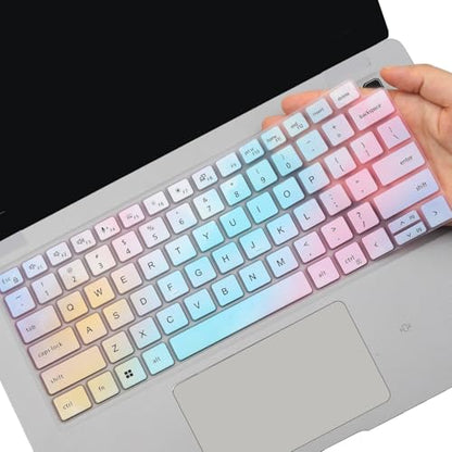 Keyboard Cover Skin for Dell Latitude 3440 3450 5450 5440 5430 5431 5420 14", Latitude 14" 7450 7440 7430 7420 7410 9420 9430, Latitude 16" 7650 7640, Latitude 9520 9510 7520 15.6" 2025-2022-CY - color: Candycolors