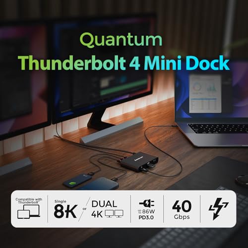 IOGEAR Quantum Thunderbolt 4 MINI Dock - style: Thundebolt 4