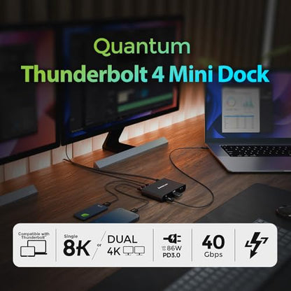 IOGEAR Quantum Thunderbolt 4 MINI Dock - style: Thundebolt 4