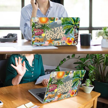 for MacBook Neo Case 13 inch 2026 A18 Pro (A3404), Anti-Scratch Protective Pattern Hard Shell Case, Trendy Laptop Cover with Keyboard Cover+Screen Film+Trackpad Film,Ocean Summer Vibes ﻿ - color: Ocean Summer Vibes