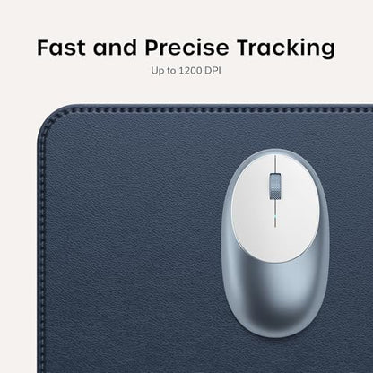 Satechi M1 Wireless Bluetooth Mouse, USB-C Rechargeable, Compact & Portable, for MacBook Air/Pro/Neo, iPad Air/Pro, iPad mini, Mac mini, iMac & Windows - Blue - color: Blue