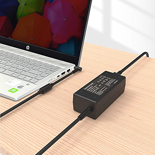 90W 65W Blue Tip HP AC Adapter Laptop Charger for hp 90w Smart ac Adapter 741727-001 H6Y89AA 710412-001 H6Y88AA PPP009D 740015-003 H6Y90AA 740015-002 740015-001 PPP012D-S PPP009A PPP009C 710413-001 - color: black2