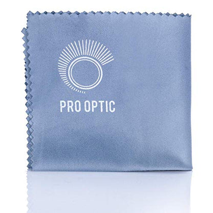 ProOptic Complete Optics Care and Cleaning Kit | 7-piece cleaning kit with air blower, microfiber cloth and spray for lenses, sensors and binoculars