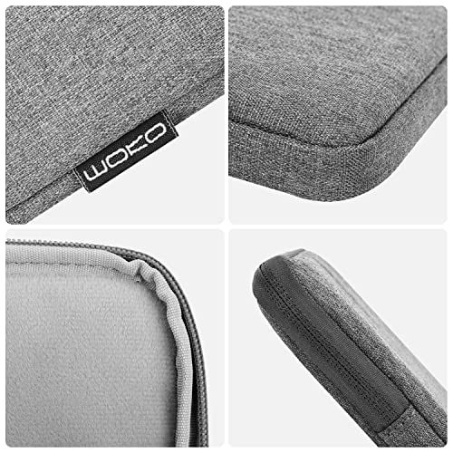 MoKo 9-11 Inch Tablet Sleeve Bag Padded Protetive Carrying Case | Fits New 11inch iPad Air M4, iPad A16 2025, iPad Pro 11 M4, Air 5/4/3, iPad 10/9/8th Gen, Tab S8/S9 11", Light Gray - color: Light Gray, size: 9-11 inch