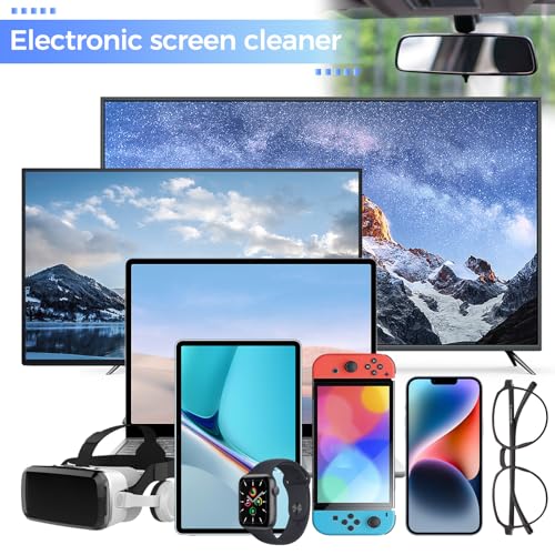 TV Screen Cleaner, Non-Drip Touchscreen Spray with Wiper for CD Disc Laptop Phone Tablet Computer Lens(200ml) - color: 200ml (Pack of 1)