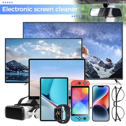 TV Screen Cleaner, Non-Drip Touchscreen Spray with Wiper for CD Disc Laptop Phone Tablet Computer Lens(200ml) - color: 200ml (Pack of 1)