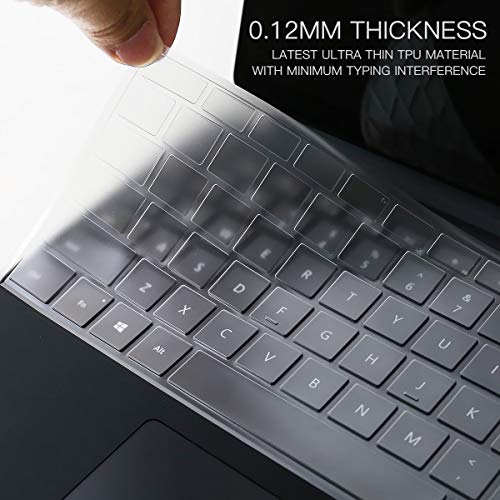CaseBuy Ultra Thin TPU Keyboard Cover for 2024 Microsoft Surface Pro 11 Tablet (13" Copilot+ PC), Surface Pro 10/9 / 8 13 inch Tablet Protector (Not Fit Surface Pro Flex) - size: Surface Pro 11/10/9/8 13 inch (2024)