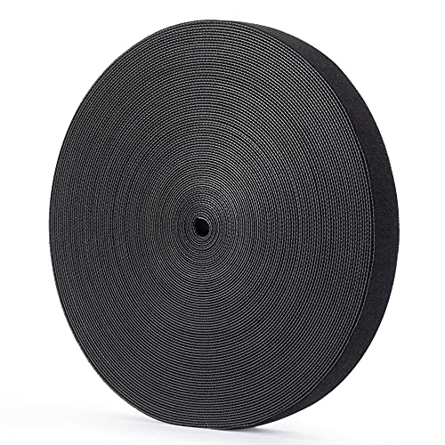 Reusable Wire Management Roll Nylon Fastening Cable Ties Straps Xnakko 3/4 inch double-sided hook and loop tape (Black, 25 yards) - size: 3/4 in X 25 yd