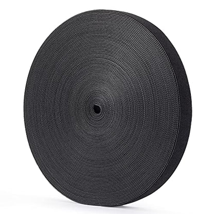 Reusable Wire Management Roll Nylon Fastening Cable Ties Straps Xnakko 3/4 inch double-sided hook and loop tape (Black, 25 yards) - size: 3/4 in X 25 yd