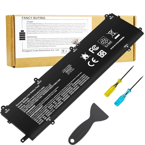 72.9Wh BN06XL L68299-005 L68235-1C1 Laptop Battery for HP Spectre X360 15 15-eb000 15-eb0xxx 15-eb1xxx 15-EB0053DX 15-EB0043DX 15-EB1043DX 15T-EB000 15T-EB100 15T-EB 15-EB fits BNO6XL BN06072XL - size: 11.93*3.31*0.31inch BN06XL