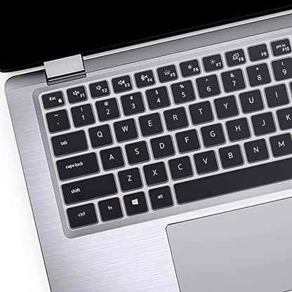 Keyboard Cover Skin for Dell Latitude 3440 3450 5450 5440 5430 5431 5420 14", Latitude 14" 7450 7440 7430 7420 7410 9420 9430, Latitude 16" 7650 7640, Latitude 9520 9510 7520 15.6" 2025-2022 -Bk - color: Black