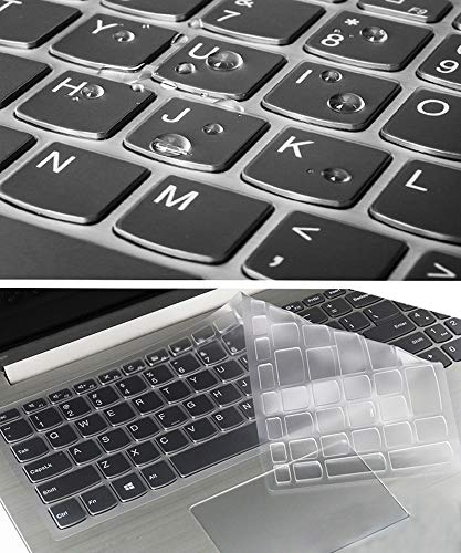 YYubao Keyboard Skin Compatible with 2018 Flagship Lenovo ideapad 320 330 330s 15.6 inch & ideapad 520 15.6 inch Laptop & Compatible with Lenovo ideaPad 320 330 17.3 inch Laptop - Clear - color: Compatible with Ideapad 320 330 15.6