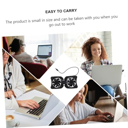 NUOBESTY Notebook Cooler Computer Portable Slim Laptop Cooling Stand