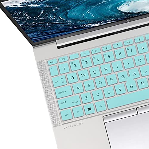 Keyboard Cover Design for 14" HP EliteBook 840 845 G7 G8 Notebook PC Model Accessories Keyboard Protective Skin (Not fit HP EliteBook 840 845 G5 G6 G9 G10 G11) -Hotblue - color: Hotblue