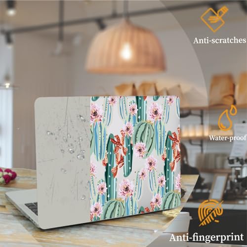 Compatible with MacBook Pro 14 inch Pro/Max Case 2025-2021 M5/M4/M3/M2/M1 Models A3434 A3185 A3401 A3112 A2918 A2992 A2779 A2442, Plastic Laptop Shell & Keyboard Cover, Cactus Blossoms - color: Cactus Blossoms, size: Pro 14.2" (2026-2021)M5/M4/M3/M2/M1