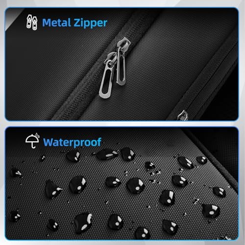 Slim Laptop Backpack for Men 15.6 inch Business Computer Backpack with Compartment Waterproof Anti-Theft Aesthetic Compact Bag for Travel Work College