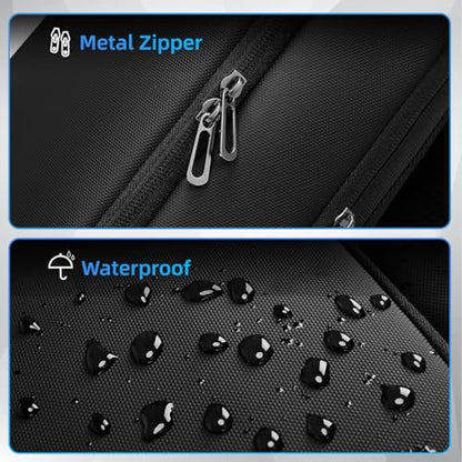 Slim Laptop Backpack for Men 15.6 inch Business Computer Backpack with Compartment Waterproof Anti-Theft Aesthetic Compact Bag for Travel Work College