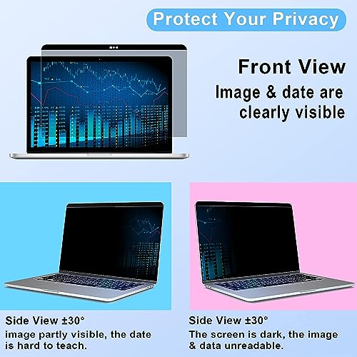 ZOEGAA Privacy Screen Protector for MacBook Pro 15 Inch (2016-2019). | 1 Install Ways; Camera Cover; Anti Bule Light/Glare; Compatible With MacBook Pro 15 Inch (2016-2019). - size: MacBook Pro 15 inch (2016-2019)