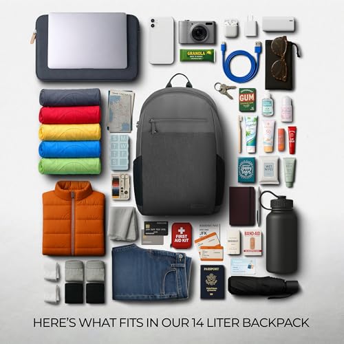 Travelon Anti-Theft Metro Backpack with RFID blocking pouch - color: Gray
