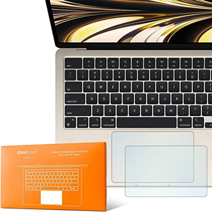UPPERCASE GhostCover® Touch Premium Trackpad Protectors with Matte Finish, Compatible with 2025 2024 2022 M4/M3/M2 MacBook Air 13", A3240 A3113 A2681, 2 Pack, Matte Clear - size: MacBook Air 13" w/ M2/M3, (2022, 2024)