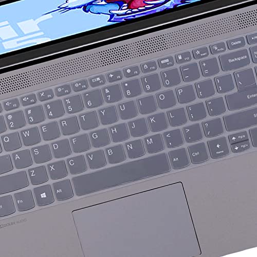 Keyboard Cover for Lenovo Yoga 7 7i 16", IdeaPad 1 1i 15.6",IdeaPad 3 5/IdeaPad 3i 5i 15.6 2026-2023, Ideapad Flex 5 5i 16",Ideapad Flex 5 15.6, Yoga Slim 7 15, Ideapad 7i 15.6,IdeaPad Slim 7 15.6 - color: Clear