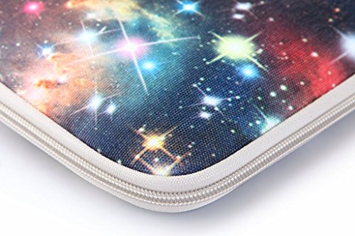BSLVWG 10 Inch Laptop Sleeve Multi-Color & Size Choices Case/Water-Resistant Neoprene Notebook Computer Pocket Tablet Briefcase Carrying Bag/Pouch Skin Cover - color: Starry Sky Blue, size: 10 inch