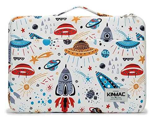 Kinmac 360° Protective Water Resistant Laptop Sleeve case Bag with Handle for MacBook Pro 14 inch,13.5 inch-13.9 inch and 14 inch Laptop(Spaceship) - color: Spaceship, size: 13.5 inch-14 inch