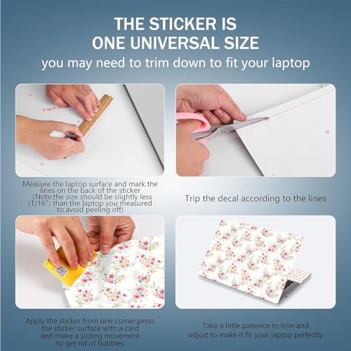 Laptop Notebook Skin Sticker Cover Decal, 12 13 13.3 14 15 15.4 15.6 inch Laptop Vinyl Skin Sticker Cover Art Protector Notebook PC (NEK-64) - color: NEK-64
