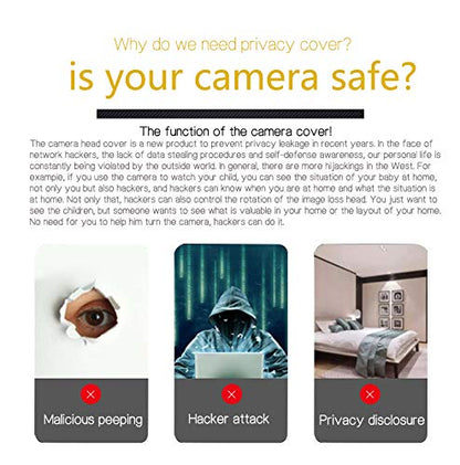 Nertpow Webcam Cover Laptop Camera Covers Metal Slide for Laptop Computer Phone Camera Privacy Covers Metal Ultra Thin 3 Pack