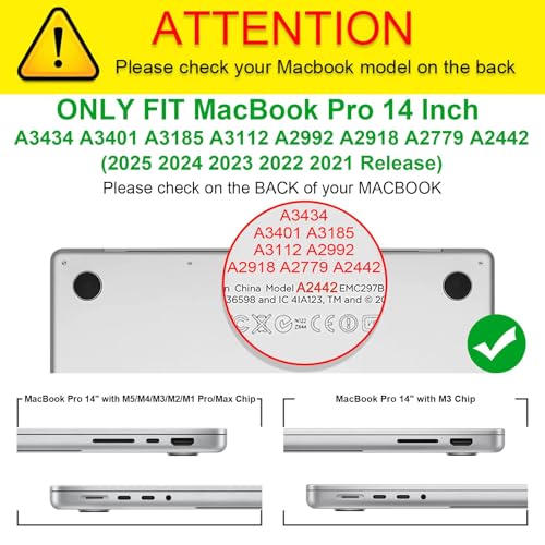 Personalized Custom Picture Case for MacBook Pro 14 inch, A3434 A3112 A2918 A2992 A2779 A2442 A3185 A3401 M5 M4 M3 M2 M1 2025-2021 Customize Collage Photo Plastic Hard Shell Snap On Cover,Clear - color: style 12, size: Pro 14" A3434/A3112/A3185/A3401/A291