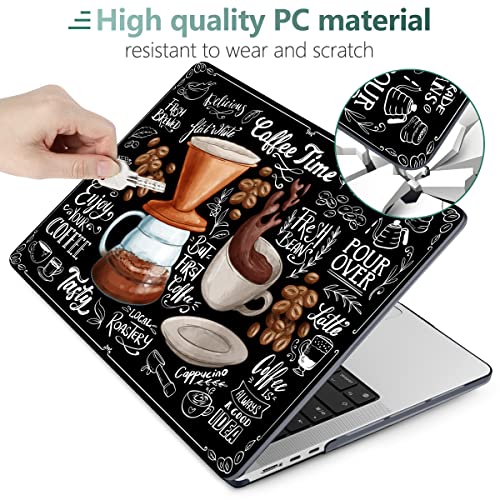 MEEgoodo Case for M5/M4/M3/M2 MacBook Air 13 inch Case 2026 2025 2024 2022, Fit Model A3449/A3240/A3113/A2681, Laptop Hard Shell Compatible with MacBook Air 13.6-inch, Coffee - color: Coffee