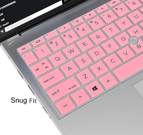 Keyboard Cover for HP EliteBook 840 G7 G8 14" Notebook, HP EliteBook 845 G8 G7 14" Notebook Keyboard Protector Skin Accessories, Pink