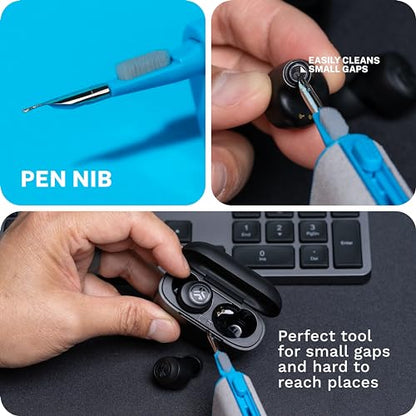JLab Multipurpose Electronics Cleaning kit for Headphones, Earbuds, Keyboard, Laptop, Tablet, Cellphone, smartwatch