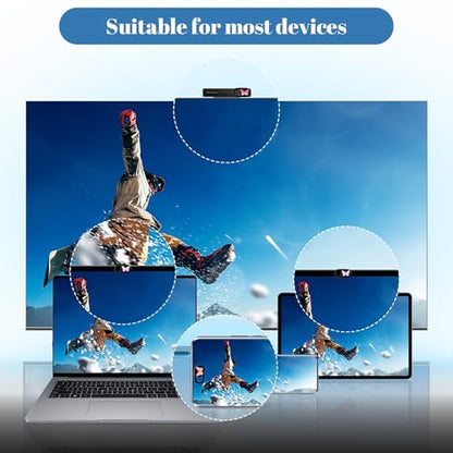 3 Pack Webcam Cover Slide Butterfly Ultra Thin Laptop Camera Cover, Slide Cute Accessories for Laptop PC Camera Covers Sliding Protect Privacy Protector Cap Smartphone Computer Tablet
