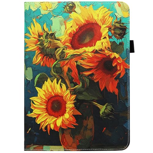 Universal 10 10.1 Inch Android Tablet Case, Dluggs 360 Degree Rotating Multi-Angle Viewing Stand Universal Case Cover for 10 10.1 and All 9.5-10.5 Inch Tablet, Art - color: Art
