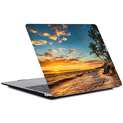 Bandless Protective Case Compatible with MacBook Pro 13 inch CD-ROM Model: A1278, Plastic Hard Shell Cover & Keyboard Skin - Sunset, A1278(Pro w/CD-ROM 2008-2012) - color: Sunset, size: A1278(Pro 13 w/CD-ROM 2008-2012)