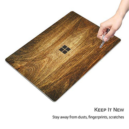 Ultra Thin Protective Cover Skin Decal Sticker for Microsoft Surface Laptop 5 (2022 Release)/Laptop 4/Laptop 3 13.5", Easy Apply, Anti-Scratch, Residue Free Vinyl Skin [Wood Texture] - color: Wood Texture, size: Surface Laptop5/4/3-13.5''