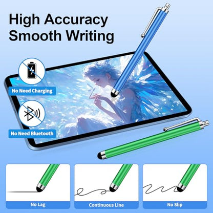 10 Pack Stylus Pen,Stylus Pen for Touchscreen,Universal Stylus | High Precision Sensitivity for Everyday Writing/Drawing, Compatible with Touch Screens,10 Colors - color: 10-Pack