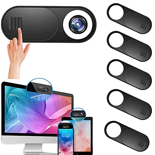 Webcam Cover Slide, Ultra Thin Round Hole Laptop Camera Cover Slide Blocker for Computer MacBook Pro iMac PC Tablet Notebook Surface Pro Echo Show Camera, Ultra Thin Privacy Protector（6 pack） - size: 1.1in*0.39in*0.03in