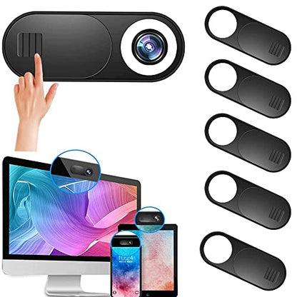Webcam Cover Slide, Ultra Thin Round Hole Laptop Camera Cover Slide Blocker for Computer MacBook Pro iMac PC Tablet Notebook Surface Pro Echo Show Camera, Ultra Thin Privacy Protector（6 pack） - size: 1.1in*0.39in*0.03in
