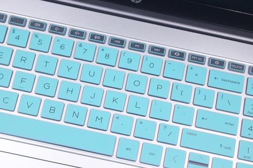Keyboard Skin Compatible for 15.6" HP Laptop 15-fc 15-fd 15t-fd 15z-fc Series, HP Pavilion 15 15-eg/eh/er 15t-eg200/eg300 15z-eh300 Series, HP Pavilion 17z 17z-cp000 17z-ca200 17-cn 17-cp Series (Mint - color: Mint
