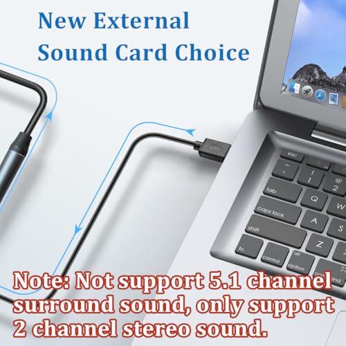 USB to Optical Audio Adapter, PC to SPDIF Sound Card Optical Output Compatible with Windows macOS Laptop Computer, Not for TV, One Way Signal Only from USB to Toslink, Not support 5.1 Channel - color: Red